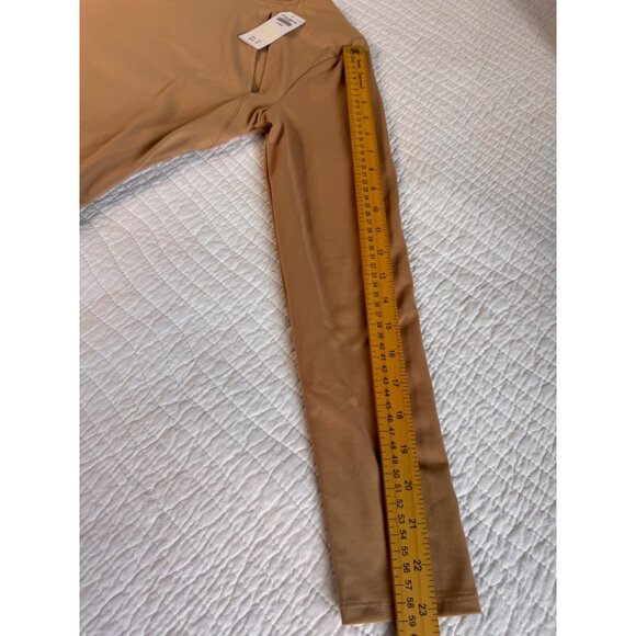 Abercrombie & Fitch Bodysuit Cut Outs Long Sleeve XL Camel Soft Stretch NEW - Picture 7 of 8